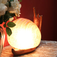 Load image into Gallery viewer, SOLD Marzio Cecchi, 'Lumaca' Snail Lamp, Vintage 1969 Studio Most Murano Snail Lamp. B11550