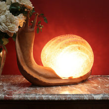 Load image into Gallery viewer, SOLD Marzio Cecchi, 'Lumaca' Snail Lamp, Vintage 1969 Studio Most Murano Snail Lamp. B11550