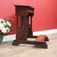 Load image into Gallery viewer, x SOLD Antique French Prie Dieu, Prayer Chair, or Antique French Church Prayer Kneeler. B11477