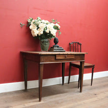 Load image into Gallery viewer, x SOLD Antique French Oak Farmhouse Kneading or Dough Table or Single drawer Side Table. B11451