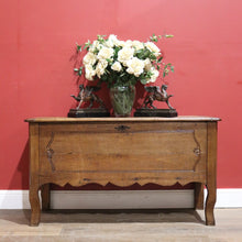 Load image into Gallery viewer, x SOLD Antique French Oak Blanket Box, Coffer Marriage Chest or Trunk, Lift lid Storage B11432