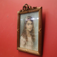 Load image into Gallery viewer, x SOLD Antique French/Belgian Artwork/painting, Coloured Drawing. 1916 Signed M de Loyola. B11632