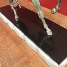 Load image into Gallery viewer, x SOLD 1940 Edition of Emile Guillemin's 'Arab Rider' Carrying Wild Game, Bronze Statue. B11301
