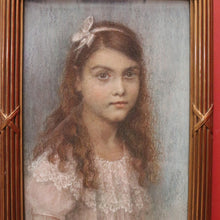 Load image into Gallery viewer, x SOLD Antique French/Belgian Artwork/painting, Coloured Drawing. 1916 Signed M de Loyola. B11632