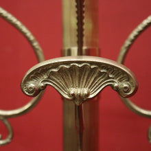 Load image into Gallery viewer, x SOLD French Brass Coat Rack, Free Standing Revolving Coat Tree Hat Scarf Rack. B11661