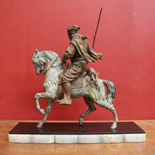 Load image into Gallery viewer, x SOLD 1940 Edition of Emile Guillemin's 'Arab Rider' Carrying Wild Game, Bronze Statue. B11301