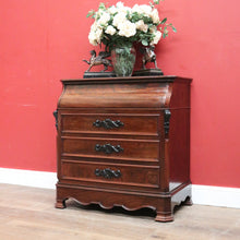 Load image into Gallery viewer, x SOLD Antique French Chest of Drawers with a Slide Out Dressing Table and Mirror. B11297