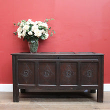 Load image into Gallery viewer, x SOLD Antique French Coffer, Lift Lid Blanket Box, Storage Trunk or Bedroom Chest. B11698