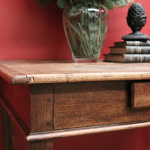 Load image into Gallery viewer, Antique French Oak Farmhouse Kneading or Dough Table or Single drawer Side Table. B11451

