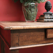Load image into Gallery viewer, x SOLD Antique French Oak Farmhouse Kneading or Dough Table or Single drawer Side Table. B11451