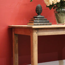 Load image into Gallery viewer, x SOLD Antique French Pale Oak Hall Table, Sofa Table, Kitchen Island or Table, or Desk. B11434