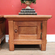 Load image into Gallery viewer, x SOLD Vintage French Oak Bedside Cabinets, Lamp Tables, Chest of Drawers and Cabinet. B11427