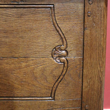 Load image into Gallery viewer, x SOLD Antique French Oak Blanket Box, Coffer Marriage Chest or Trunk, Lift lid Storage B11432