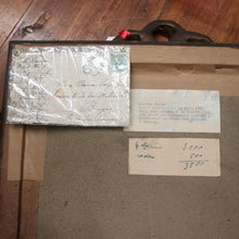 Load image into Gallery viewer, x SOLD Antique French/Belgian Artwork/painting, Coloured Drawing. 1916 Signed M de Loyola. B11632