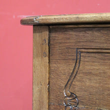 Load image into Gallery viewer, x SOLD Antique French Oak Blanket Box, Coffer Marriage Chest or Trunk, Lift lid Storage B11432