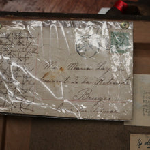 Load image into Gallery viewer, x SOLD Antique French/Belgian Artwork/painting, Coloured Drawing. 1916 Signed M de Loyola. B11632