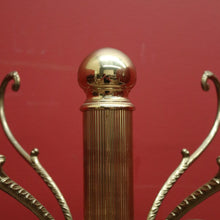 Load image into Gallery viewer, x SOLD French Brass Coat Rack, Free Standing Revolving Coat Tree Hat Scarf Rack. B11661