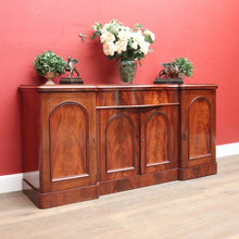 Load image into Gallery viewer, x SOLD Antique English Mahogany Four-door Sideboard, Hall Cabinets or Buffet Cupboard. B11982