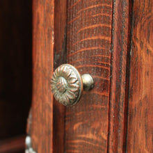 Load image into Gallery viewer, x SOLD A Pair of Antique French Oak and Marble Bedside Cabinets or Lamp Tables. B11952