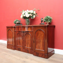 Load image into Gallery viewer, x SOLD Antique English Mahogany Four-door Sideboard, Hall Cabinets or Buffet Cupboard. B11982