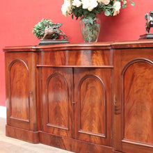 Load image into Gallery viewer, x SOLD Antique English Mahogany Four-door Sideboard, Hall Cabinets or Buffet Cupboard. B11982