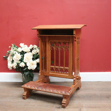Load image into Gallery viewer, x SOLD Antique French Prayer Kneeler, Antique French Prie Dieu, Church Prayer Chair. B11829