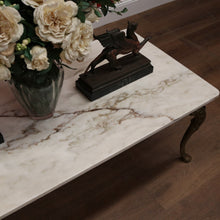 Load image into Gallery viewer, x SOLD 1960s Vintage Italian Marble and Brass Coffee Table, Rectangular in Shape. B11373