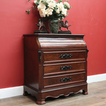Load image into Gallery viewer, x SOLD Antique French Chest of Drawers with a Slide Out Dressing Table and Mirror. B11297