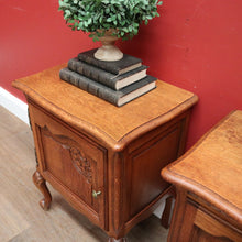 Load image into Gallery viewer, x SOLD Pair of Vintage French Bedside Cabinets, Lamp or Side Tables, a True Pair. B11799