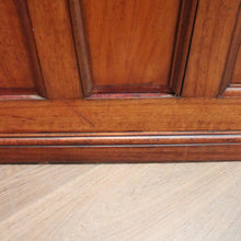 Load image into Gallery viewer, x SOLD Antique American Mahogany Shop Counter, Clerk's Cabinet now a TV Unit or Sideboard. B11791