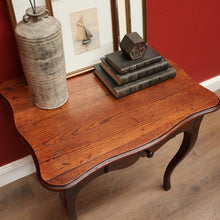 Load image into Gallery viewer, x SOLD Antique French Country Farmhouse Single Drawer Hall or Lamp Table. B11719
