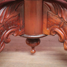 Load image into Gallery viewer, Vintage Australian Cedar Dining Table, Single Pedestal D-end Kitchen Table. B11758