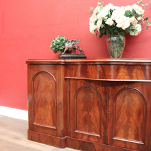 Load image into Gallery viewer, x SOLD Antique English Mahogany Four-door Sideboard, Hall Cabinets or Buffet Cupboard. B11982