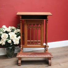 Load image into Gallery viewer, x SOLD Antique French Prayer Kneeler, Antique French Prie Dieu, Church Prayer Chair. B11829