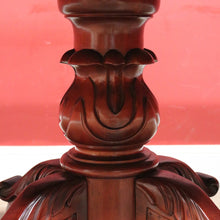 Load image into Gallery viewer, Vintage Australian Cedar Dining Table, Single Pedestal D-end Kitchen Table. B11758