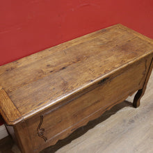 Load image into Gallery viewer, x SOLD Antique French Oak Blanket Box, Coffer Marriage Chest or Trunk, Lift lid Storage B11432