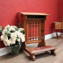 Load image into Gallery viewer, x SOLD Antique French Prayer Kneeler, Antique French Prie Dieu, Church Prayer Chair. B11829