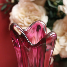 Load image into Gallery viewer, x SOLD Vintage Val St Lambert Vase, Vintage, Retro, Mid-Century Murano-Style Vase. B11644