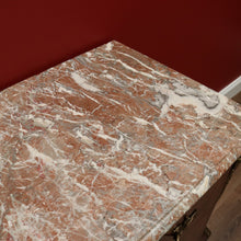 Load image into Gallery viewer, x SOLD Antique French Chest of Drawers with Marble Top and Gilt Brass Handles and Mounts. B11542