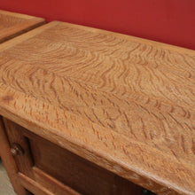 Load image into Gallery viewer, x SOLD Vintage French Oak Bedside Cabinets, Lamp Tables, Chest of Drawers and Cabinet. B11427