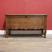 Load image into Gallery viewer, x SOLD Antique French Oak Blanket Box, Coffer Marriage Chest or Trunk, Lift lid Storage B11432