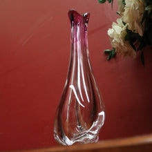 Load image into Gallery viewer, x SOLD Vintage Val St Lambert Vase, Vintage, Retro, Mid-Century Murano-Style Vase. B11644