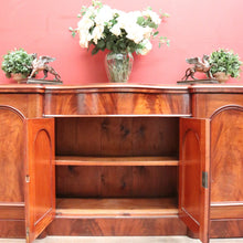 Load image into Gallery viewer, x SOLD Antique English Mahogany Four-door Sideboard, Hall Cabinets or Buffet Cupboard. B11982