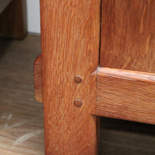 Load image into Gallery viewer, x SOLD Vintage French Oak Bedside Cabinets, Lamp Tables, Chest of Drawers and Cabinet. B11427