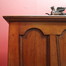 Load image into Gallery viewer, x SOLD Antique American Mahogany Shop Counter, Clerk's Cabinet now a TV Unit or Sideboard. B11791