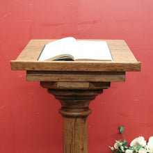 Load image into Gallery viewer, x SOLD A Large Antique French Oak Church Lectern, Pulpit, or Gothic Podium. B11997