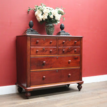 Load image into Gallery viewer, x SOLD Antique Australian Cedar Chest of Drawers, or Four-Drawer Hall or Entry Cabinet. B11757