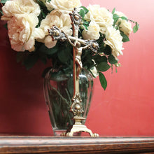 Load image into Gallery viewer, x SOLD Vintage Brass-plate Cross, Church Altar Crucifix, Jesus on the Cross. B11500