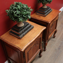 Load image into Gallery viewer, x SOLD Pair of Vintage French Bedside Cabinets, Lamp or Side Tables, a True Pair. B11799
