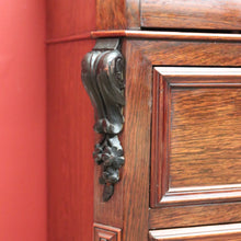 Load image into Gallery viewer, x SOLD Antique French Chest of Drawers with a Slide Out Dressing Table and Mirror. B11297